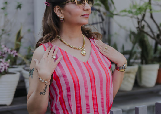 Nyra striped Jumpsuit