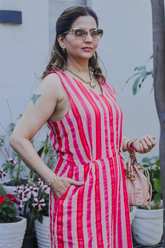 Nyra striped Jumpsuit