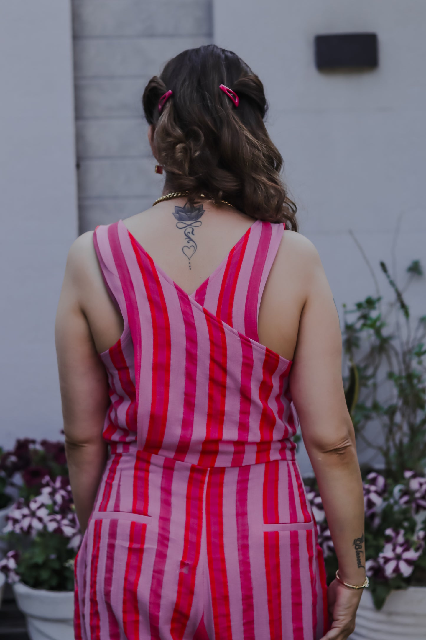 Nyra striped Jumpsuit