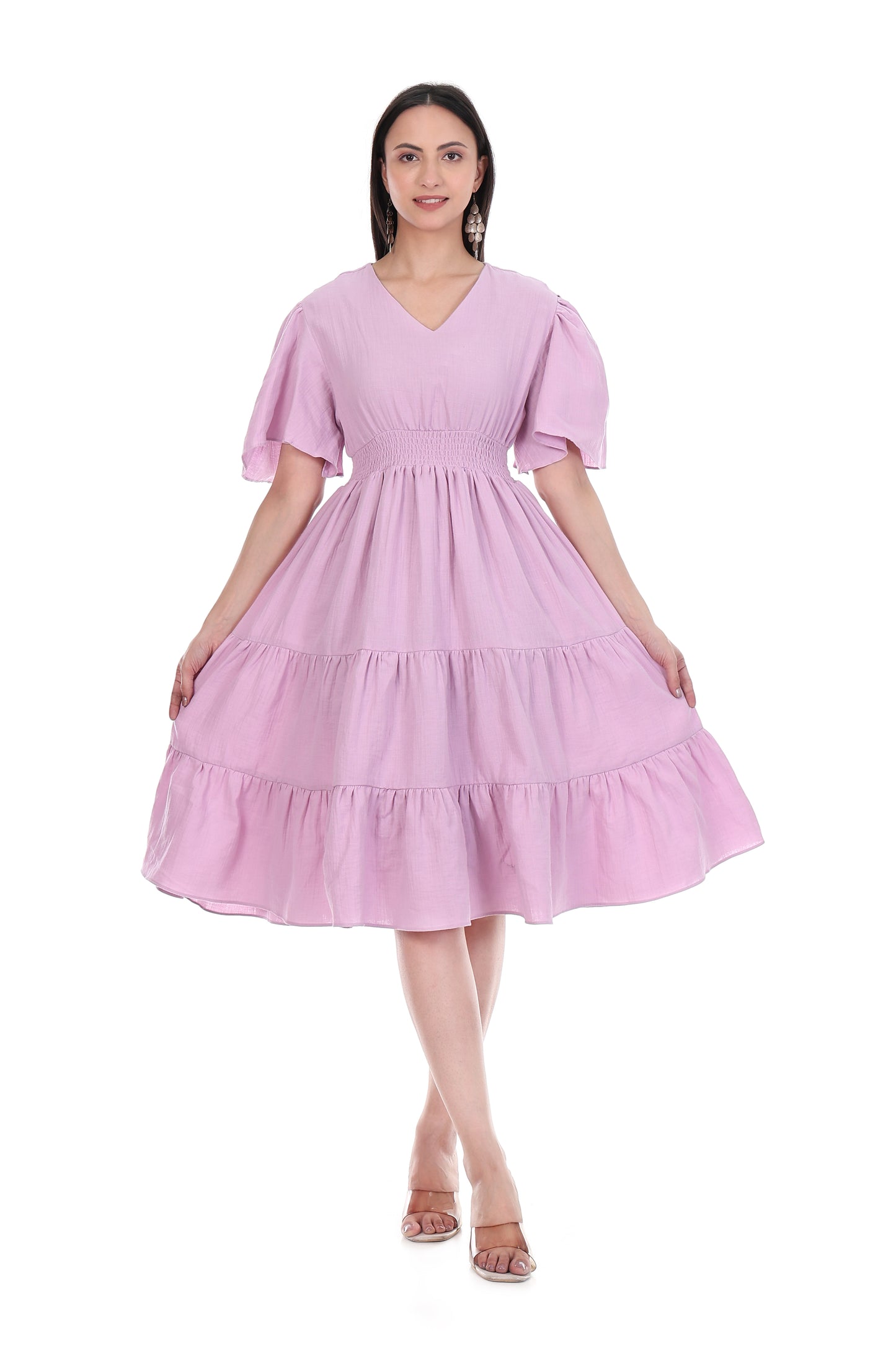 Navya Smocked Midi