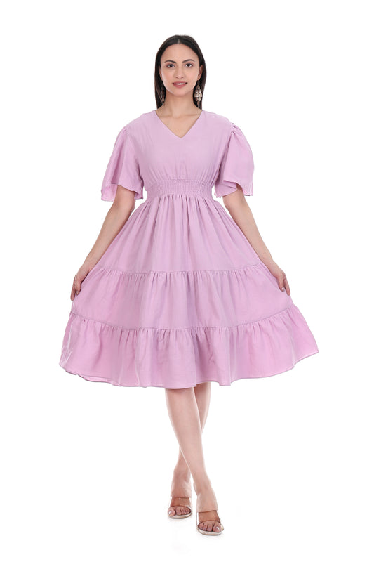 Navya Smocked Midi