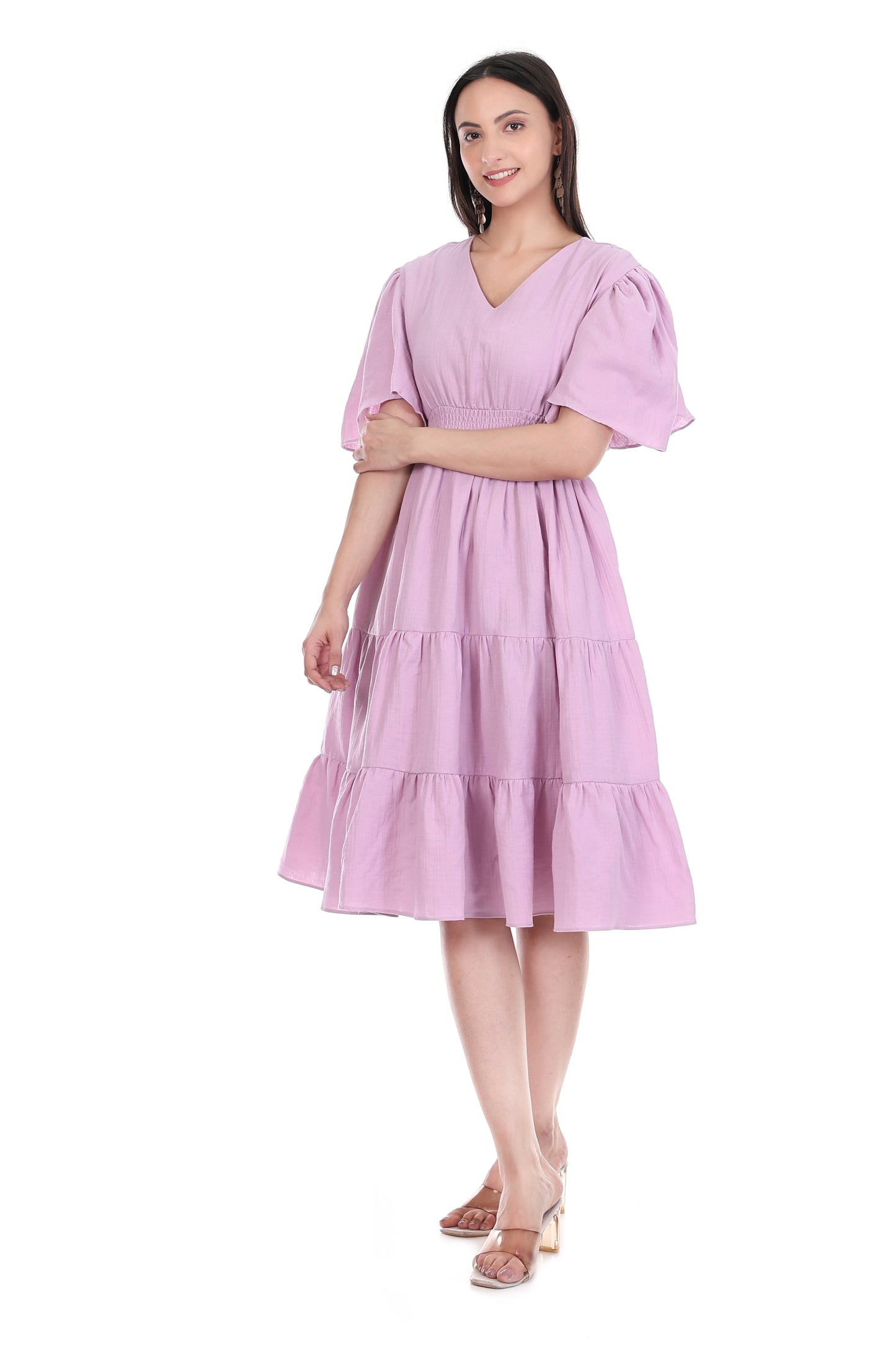 Navya Smocked Midi