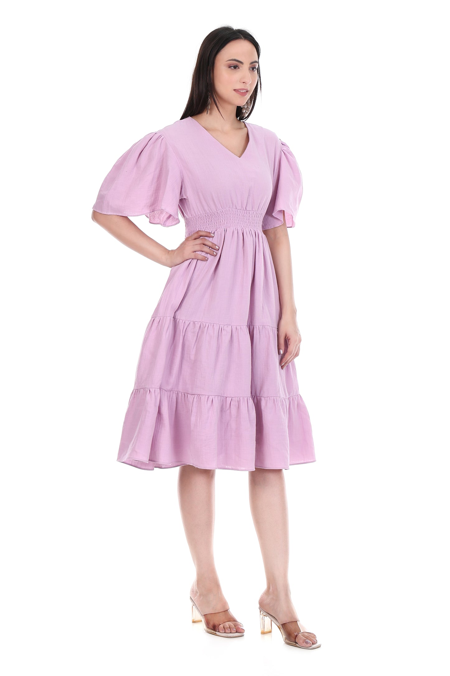 Navya Smocked Midi