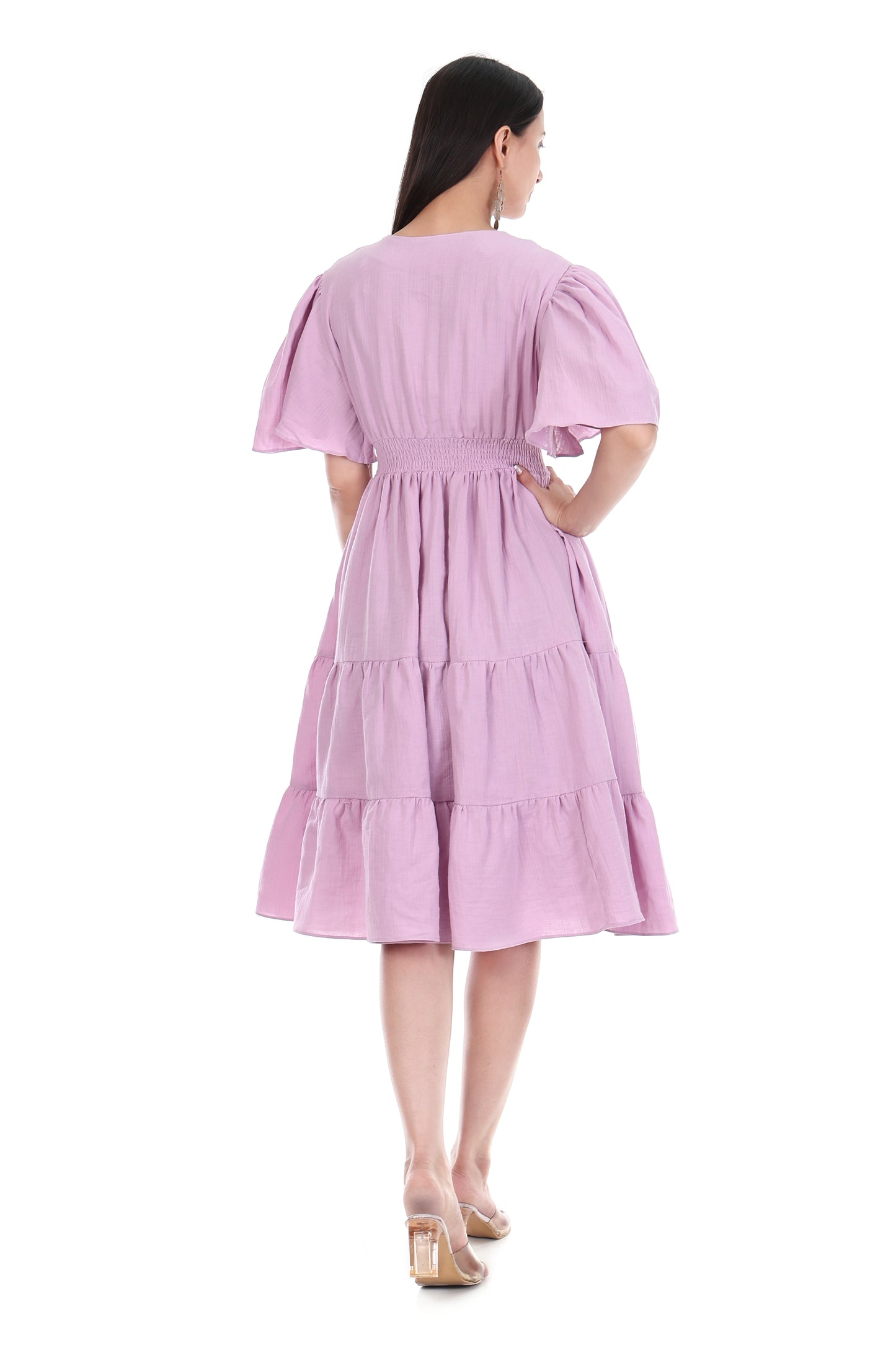 Navya Smocked Midi