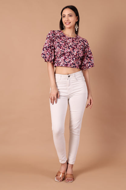 Zinia Cropped Top