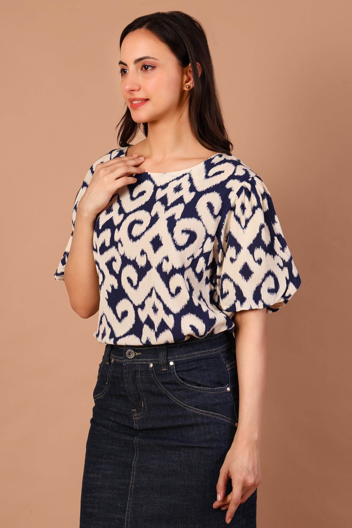 Mishka Balloon Sleeve Top