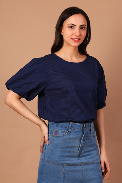 Elira Balloon Sleeve Top