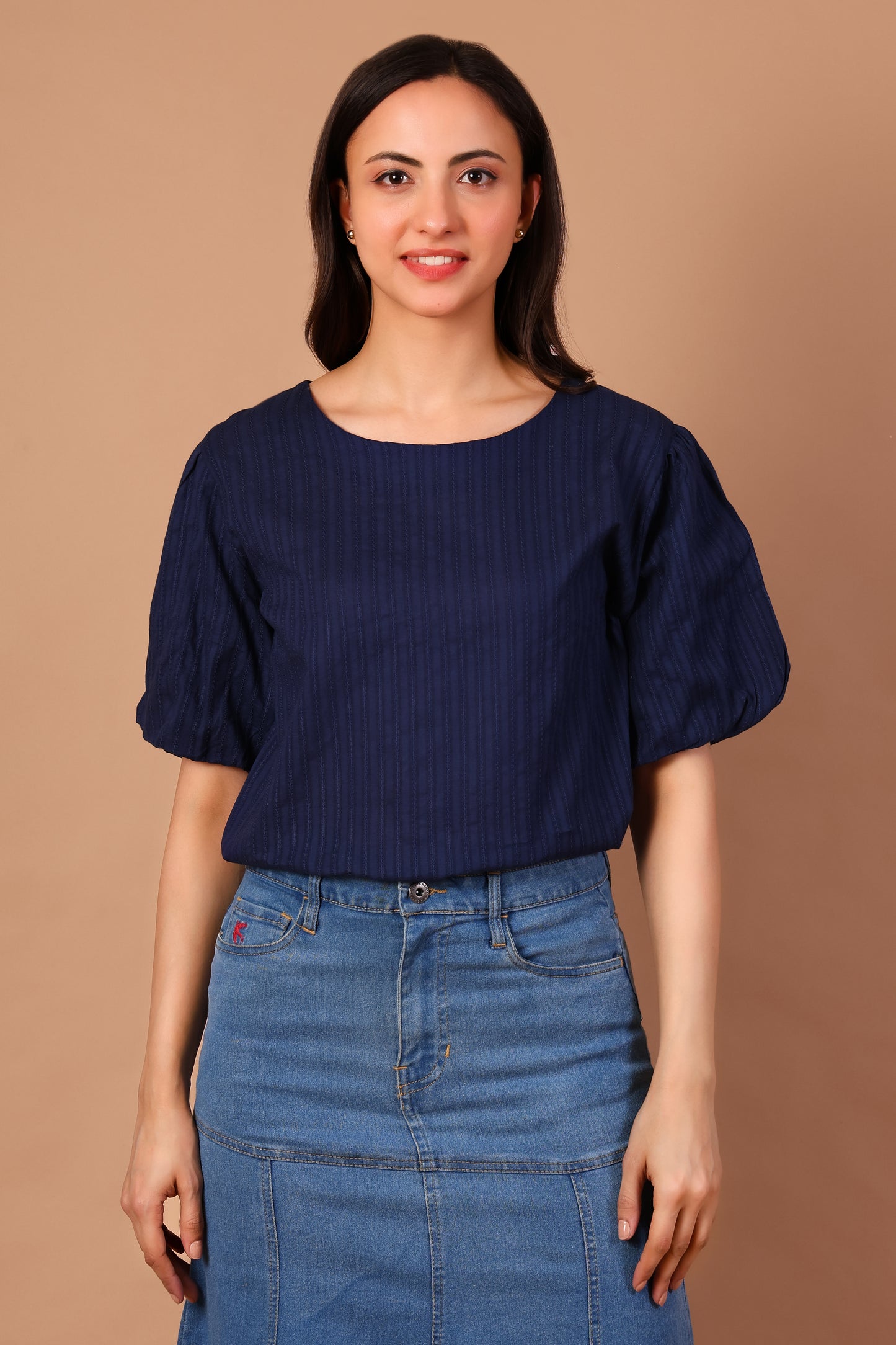 Elira Balloon Sleeve Top