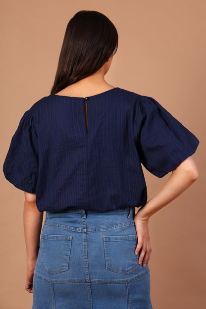 Elira Balloon Sleeve Top