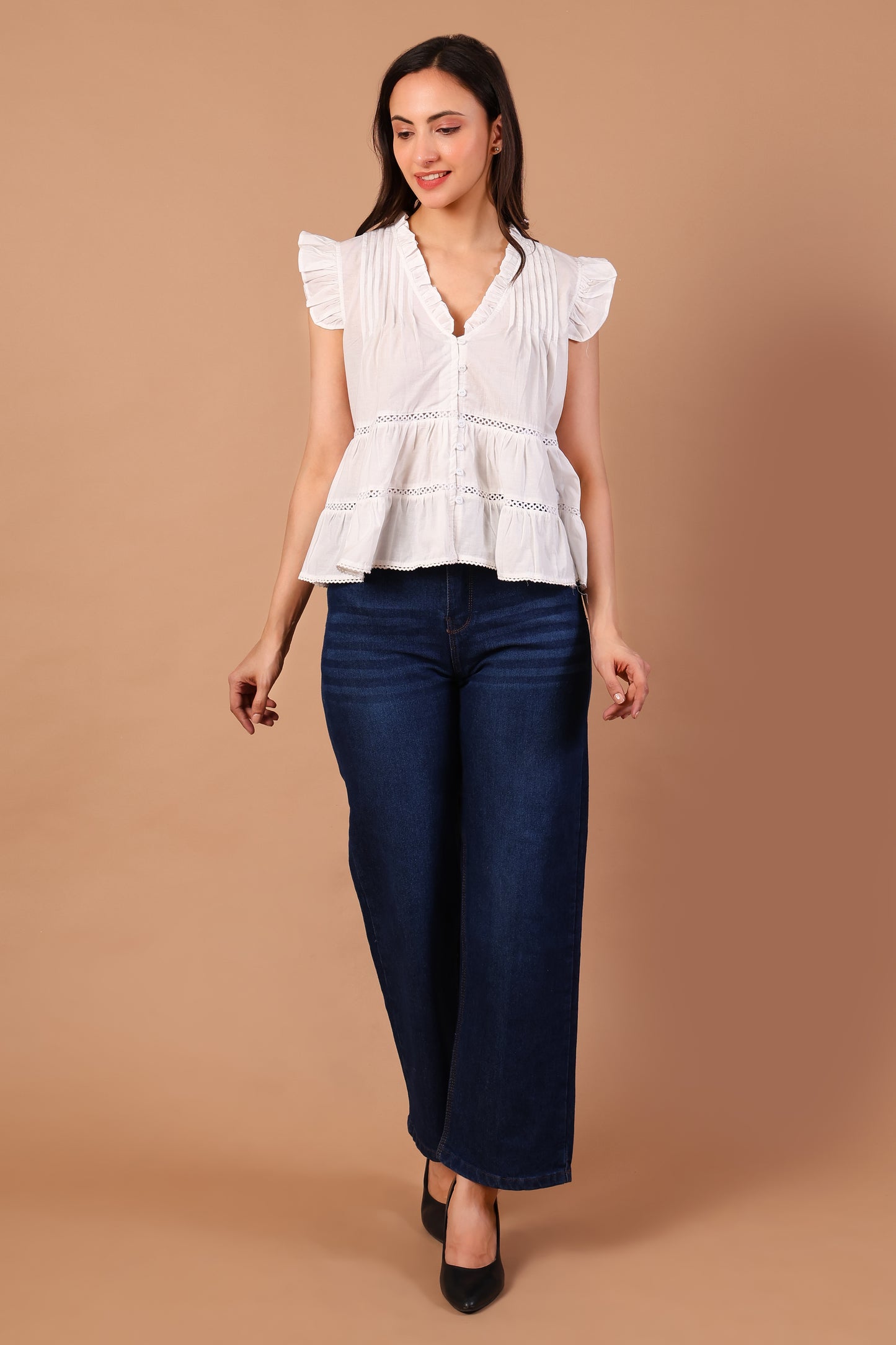 Pearl Lace Top