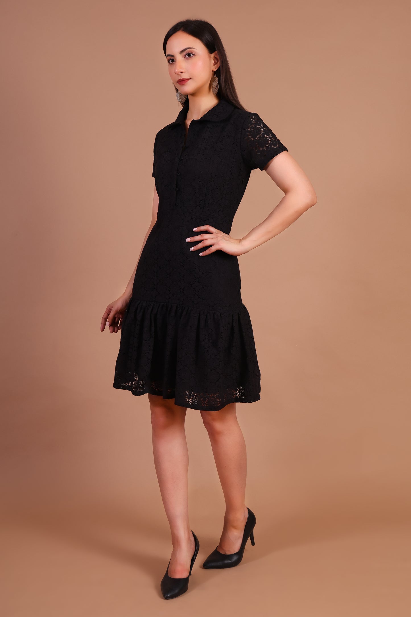 Chloe Short Dress (Black)