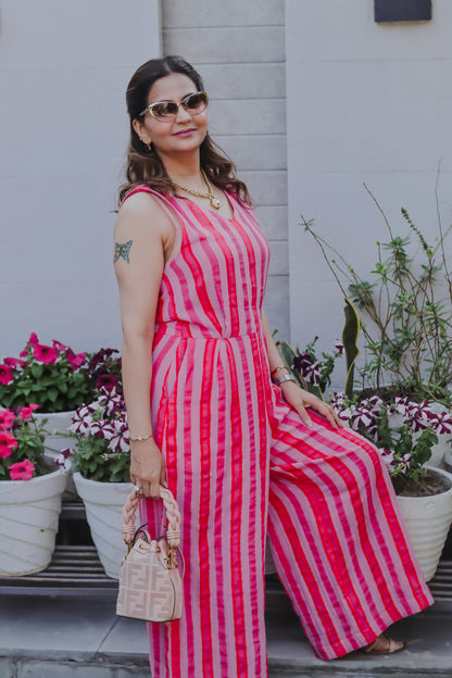 Nyra striped Jumpsuit