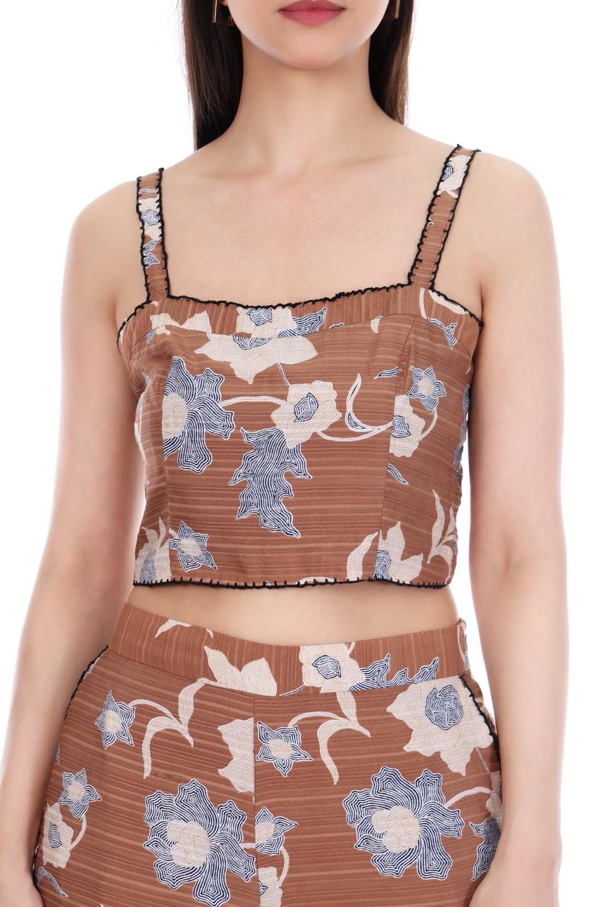 Amber Bloom Top