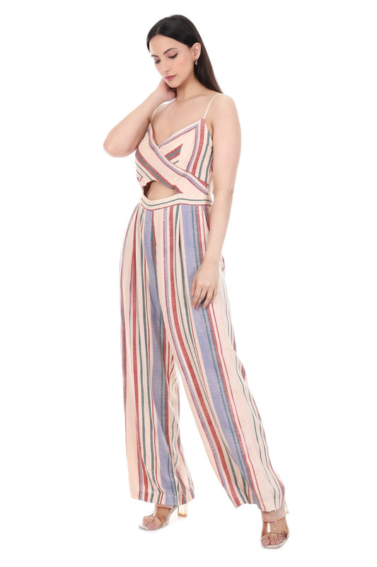 Aarya Stripe Jumpsuit